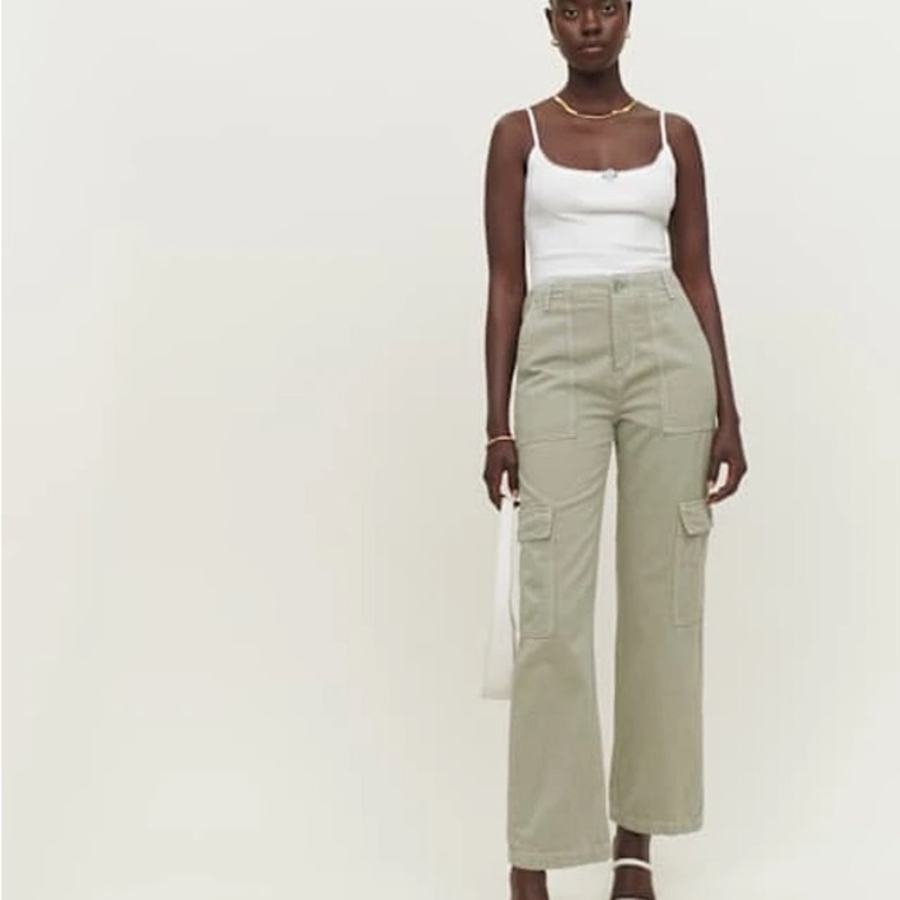 Reformation Rayne High-Waisted Utility Pants